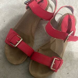 Gianni bini red sandals